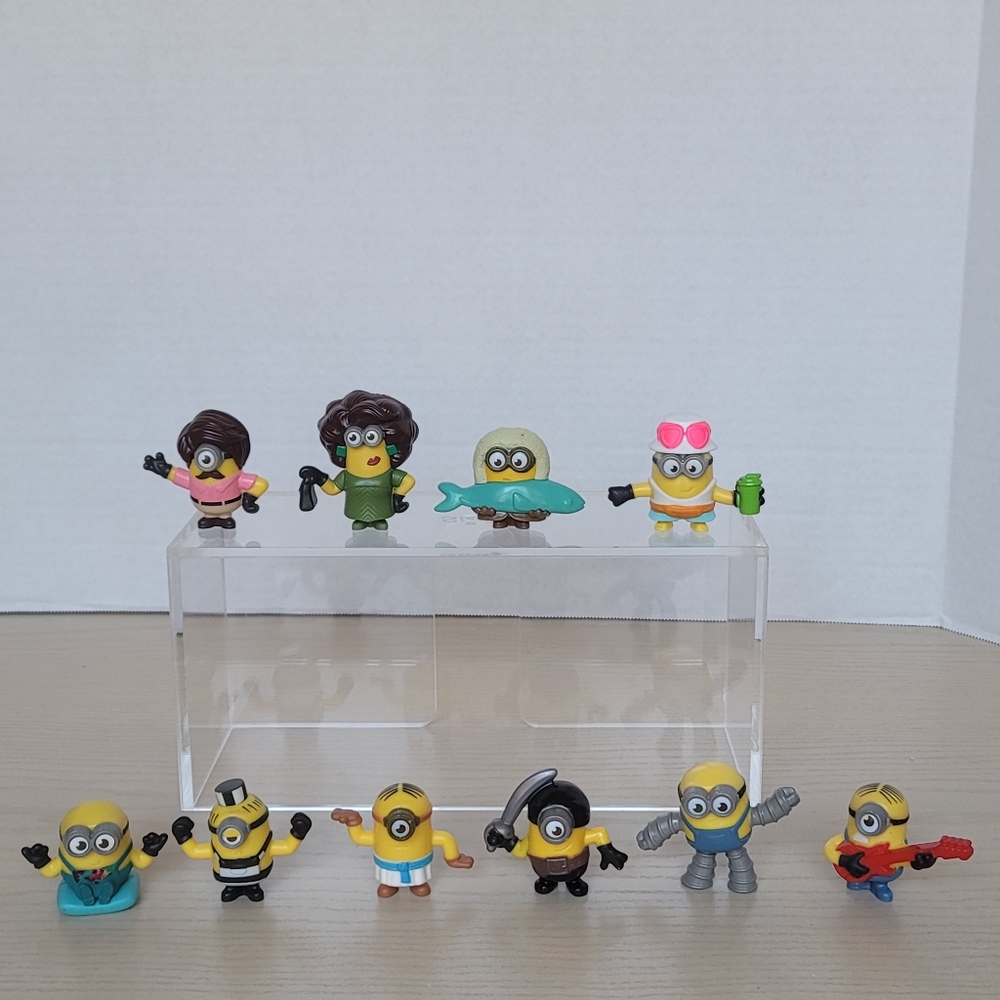 Mcdonald's Happy Meal 2019 Minions Rise Of The Gru Collection Bundle of 10